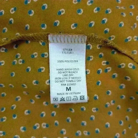 Lush Women's 3/4 Sleeve Tunic Top - Picture 6 of 7